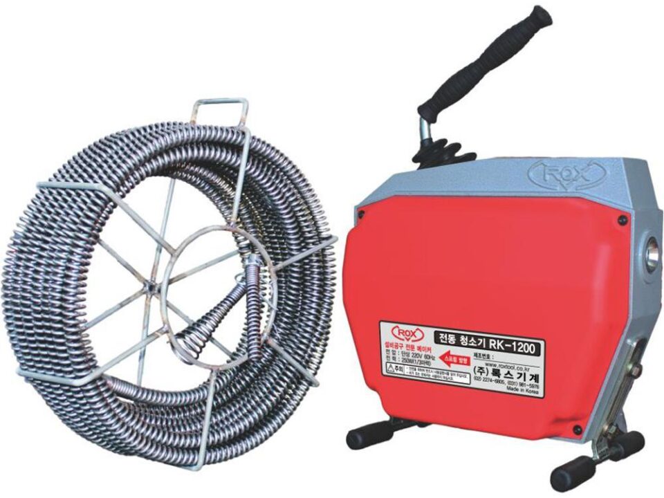 전동 스프링 청소기 셋트 - 1HP (750W) 전문가용